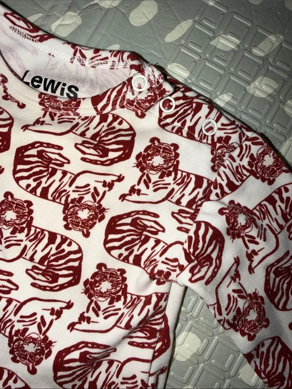 Lewis Tiger-Print Pajama Set